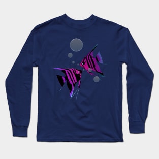 Neon Angelfish Long Sleeve T-Shirt